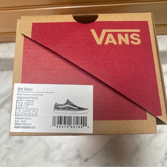 VANS Old Skool Rose Dreams Shoe Girls NWT - Picture 6 of 6